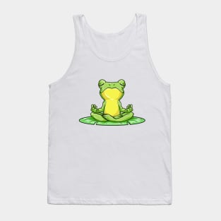 Cool frog is doing Yoga Tank Top